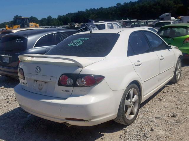 1YVHP80D275M08457 - 2007 MAZDA 6 S WHITE photo 4