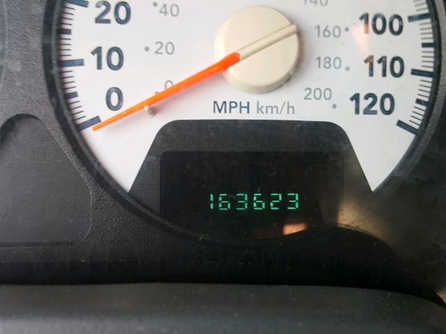 3D7KS28C26G288031 - 2006 DODGE RAM 2500 S შავი ფოტო 8