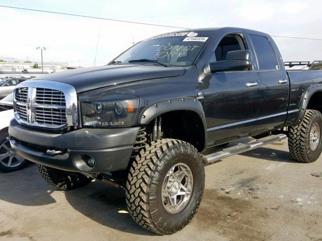 3D7KS28C26G288031 - 2006 DODGE RAM 2500 S შავი ფოტო 9