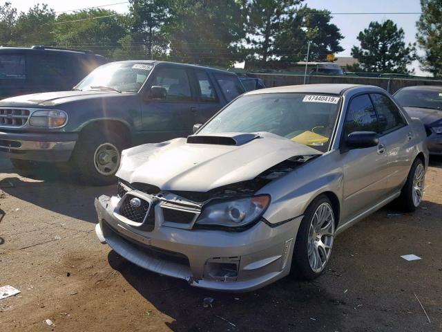 JF1GD79626G518958 - 2006 SUBARU IMPREZA WR SILVER photo 2