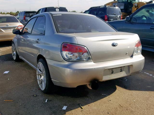 JF1GD79626G518958 - 2006 SUBARU IMPREZA WR SILVER photo 3