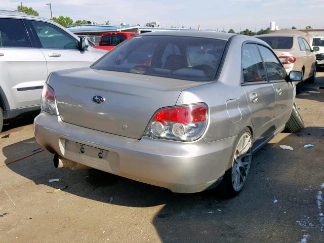 JF1GD79626G518958 - 2006 SUBARU IMPREZA WR SILVER photo 4