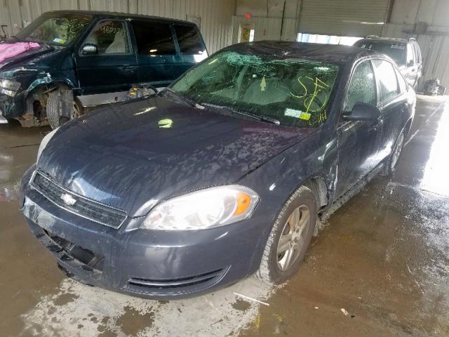 2G1WB57N091106056 - 2009 CHEVROLET IMPALA LS GRAY photo 2