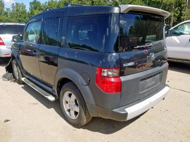 5J6YH28605L007532 - 2005 HONDA ELEMENT EX BLACK photo 3