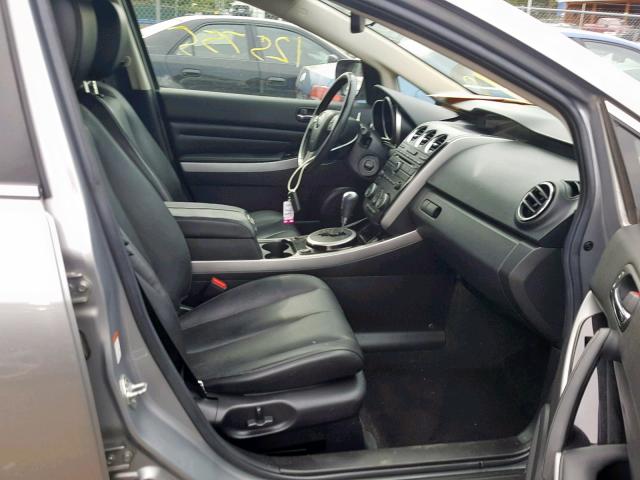 JM3ER4W36A0345014 - 2010 MAZDA CX-7 GRAY photo 5