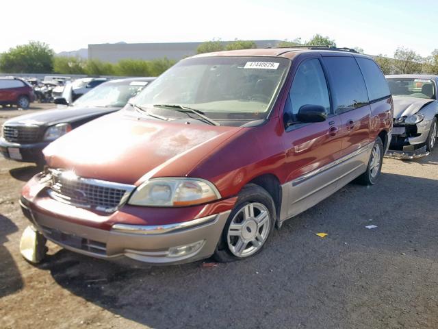 2FMDA53452BA89717 - 2002 FORD WINDSTAR S MAROON photo 2