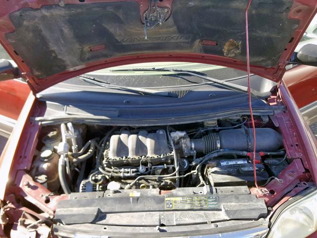 2FMDA53452BA89717 - 2002 FORD WINDSTAR S MAROON photo 7