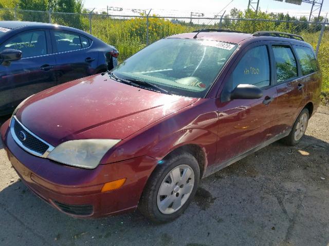 1FAFP36N56W193090 - 2006 FORD FOCUS ZXW RED photo 2