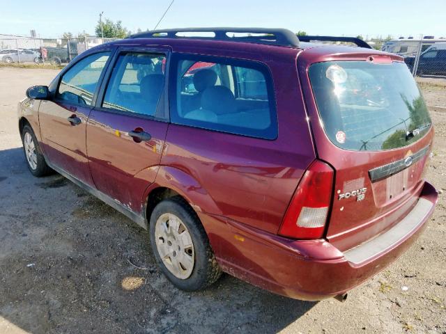 1FAFP36N56W193090 - 2006 FORD FOCUS ZXW RED photo 3