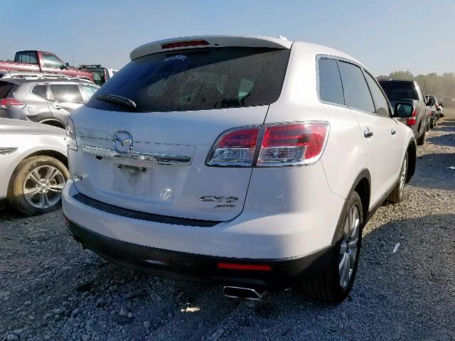 JM3TB38A890177308 - 2009 MAZDA CX-9 WHITE photo 4