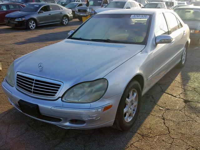WDBNG70J32A295173 - 2002 MERCEDES-BENZ S 430 SILVER photo 2