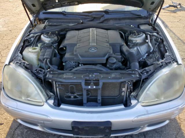 WDBNG70J32A295173 - 2002 MERCEDES-BENZ S 430 SILVER photo 7