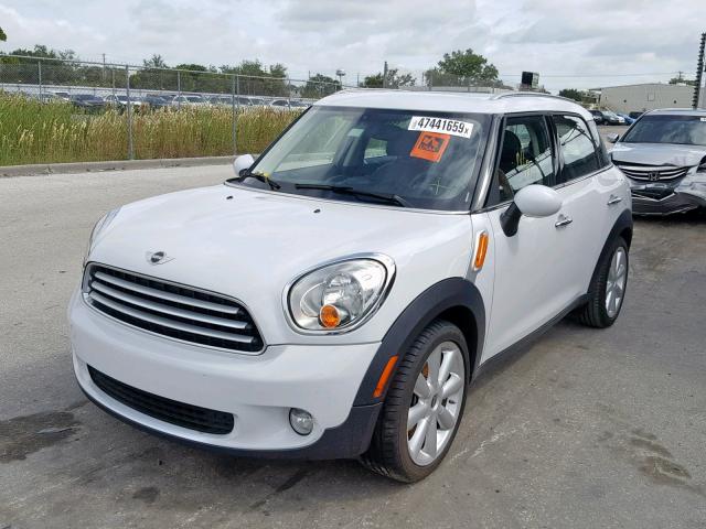 WMWZB3C54DWR36195 - 2013 MINI COOPER COU WHITE photo 2