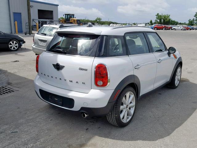 WMWZB3C54DWR36195 - 2013 MINI COOPER COU WHITE photo 4