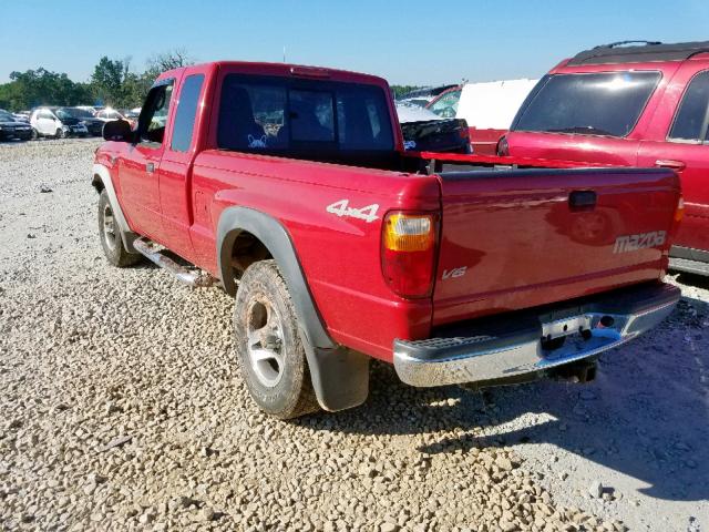 4F4ZR47E44TM12214 - 2004 MAZDA B4000 CAB RED photo 3