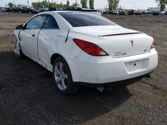 1G2ZH351374163090 - 2007 PONTIAC G6 GT WHITE photo 3