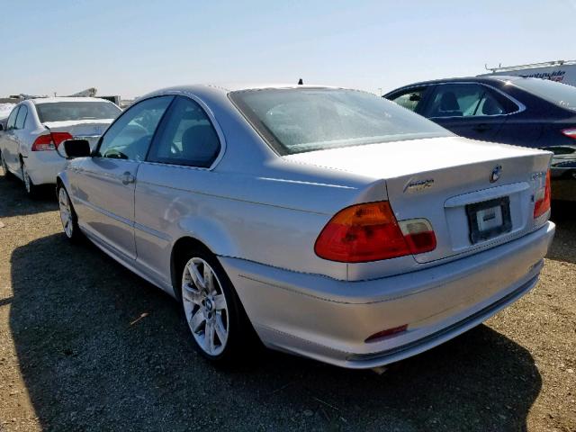 WBABM3345YJN85836 - 2000 BMW 323 CI SILVER photo 3