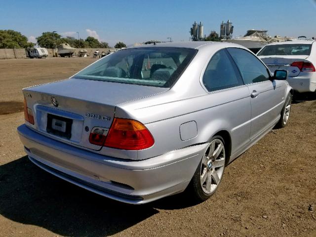 WBABM3345YJN85836 - 2000 BMW 323 CI SILVER photo 4