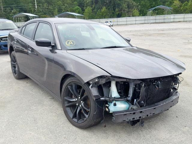 2C3CDXHG5GH246693 - 2016 DODGE CHARGER SX GRAY photo 1