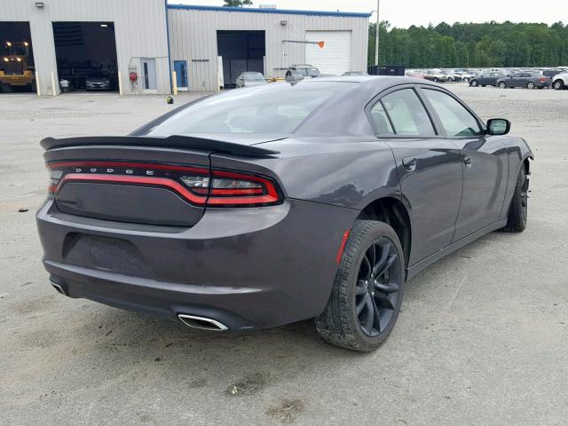 2C3CDXHG5GH246693 - 2016 DODGE CHARGER SX GRAY photo 4