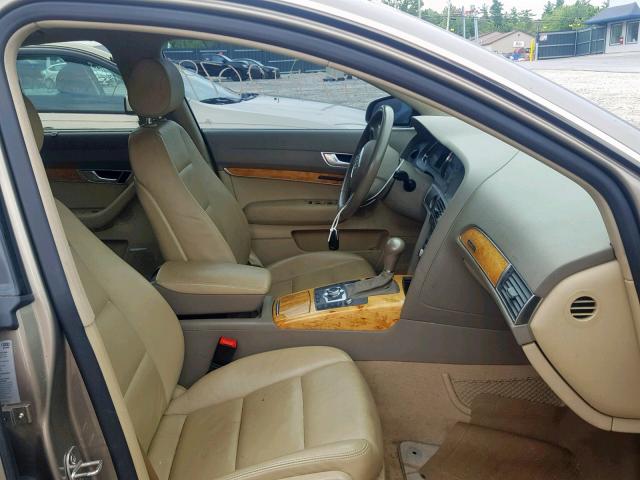 WAUDL74F55N079348 - 2005 AUDI A6 4.2 QUA TAN photo 5