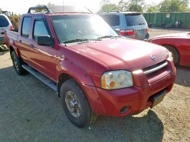 1N6ED27Y83C423605 - 2003 NISSAN FRONTIER C RED photo 1