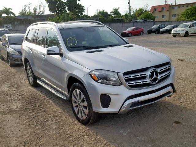 4JGDF6EE8HA872161 - 2017 MERCEDES-BENZ GLS 450 4M SILVER photo 1