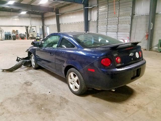 1G1AL18FX87257768 - 2008 CHEVROLET COBALT LT BLUE photo 3