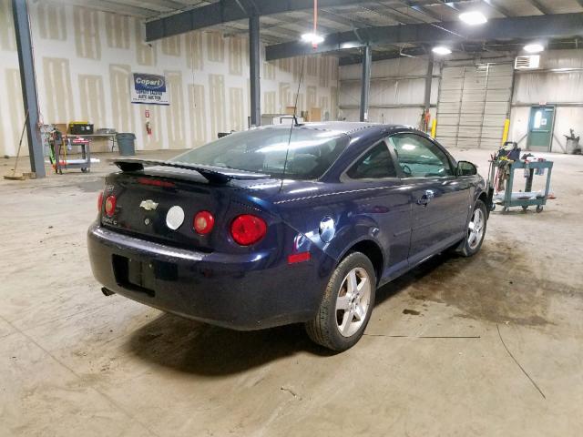 1G1AL18FX87257768 - 2008 CHEVROLET COBALT LT BLUE photo 4