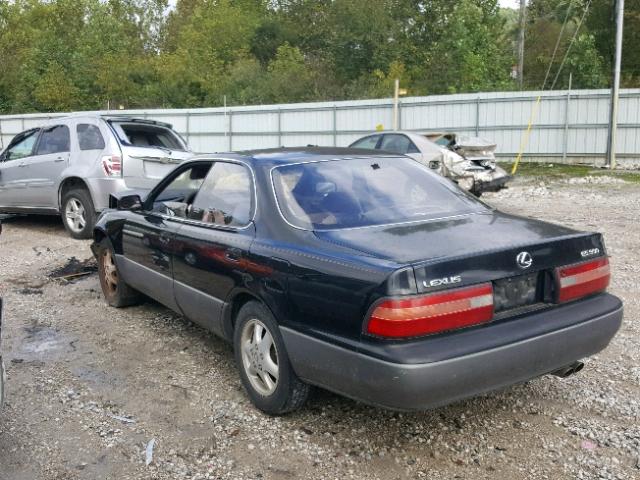 JT8BF12G9T0170366 - 1996 LEXUS ES 300 BLACK photo 3