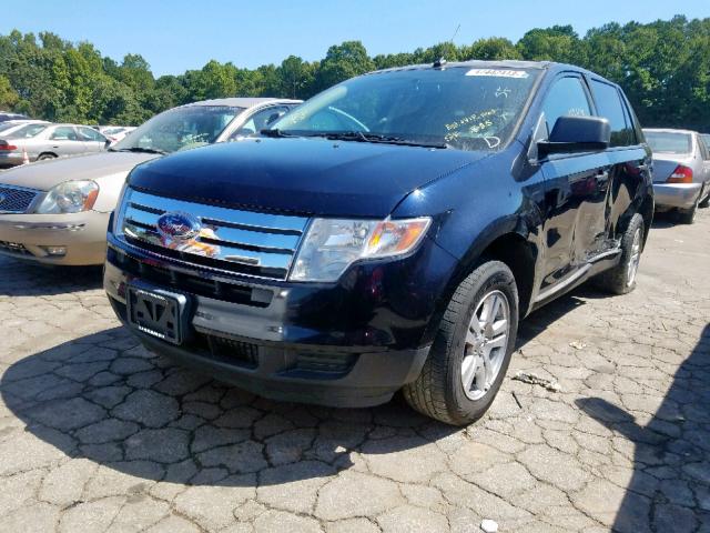 2FMDK3GC9ABB24244 - 2010 FORD EDGE SE BLACK photo 2