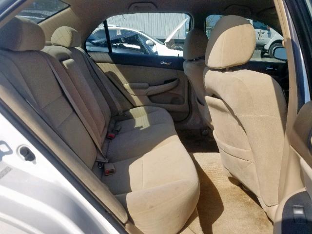 1HGCM56417A002998 - 2007 HONDA ACCORD LX WHITE photo 6