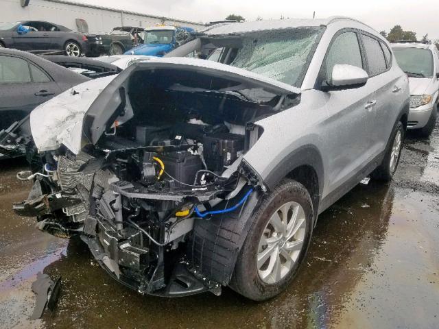 KM8J3CA46KU855131 - 2019 HYUNDAI TUCSON LIM SILVER photo 2