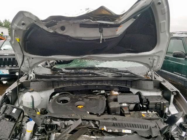 KM8J3CA46KU855131 - 2019 HYUNDAI TUCSON LIM SILVER photo 7