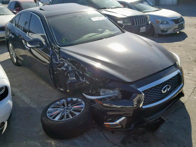 JN1EV7AP5KM513237 - 2019 INFINITI Q50 LUXE BLACK photo 1