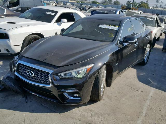 JN1EV7AP5KM513237 - 2019 INFINITI Q50 LUXE BLACK photo 2