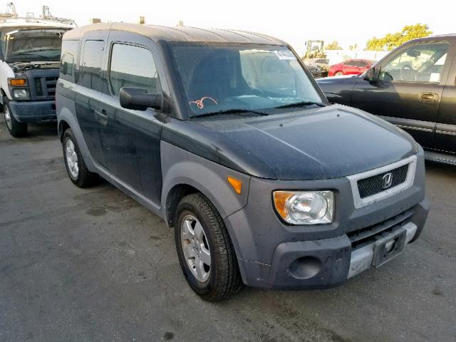 5J6YH28514L030484 - 2004 HONDA ELEMENT EX BLACK photo 1