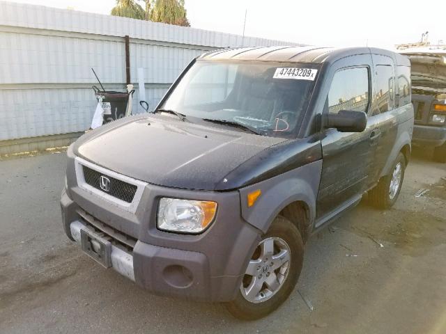 5J6YH28514L030484 - 2004 HONDA ELEMENT EX BLACK photo 2