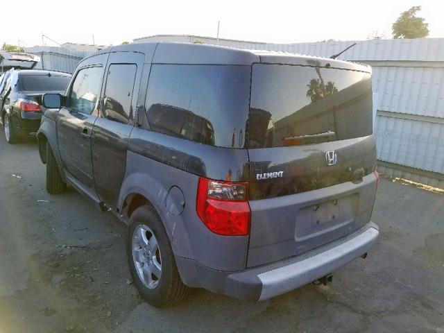 5J6YH28514L030484 - 2004 HONDA ELEMENT EX BLACK photo 3