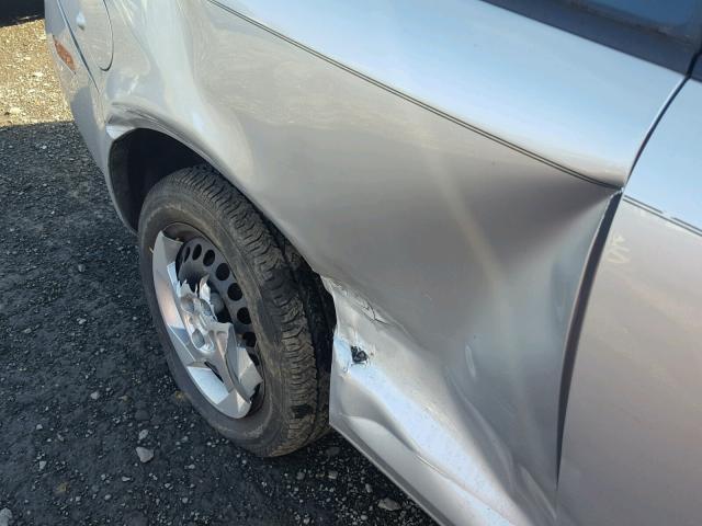 1G2AL18F387100496 - 2008 PONTIAC G5 SILVER photo 9