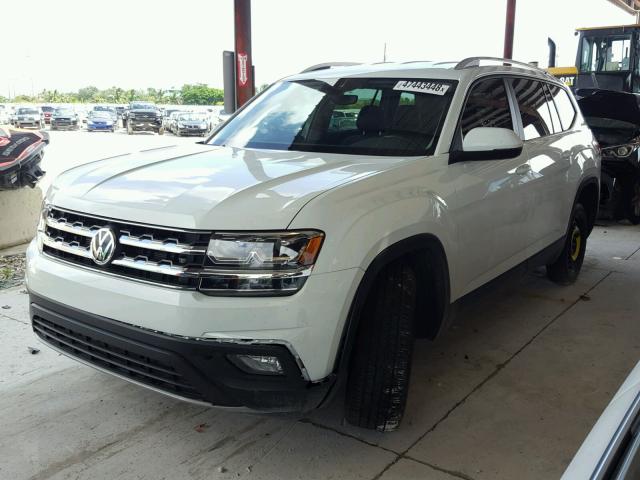 1V2DR2CA0JC503470 - 2018 VOLKSWAGEN ATLAS SE WHITE photo 2