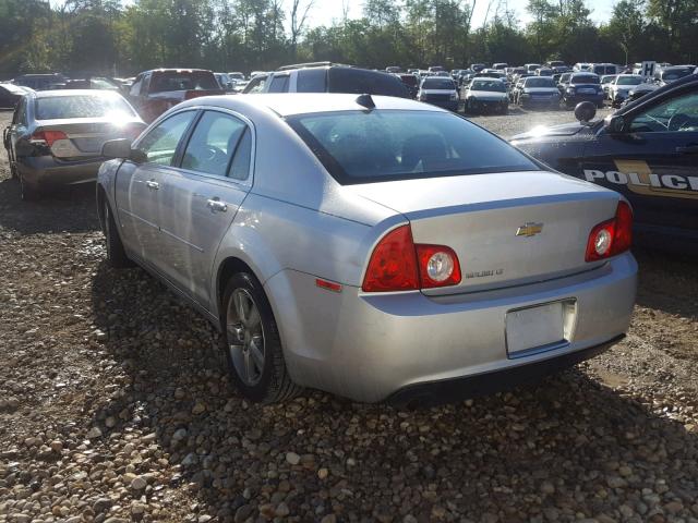 1G1ZD5EU4CF387988 - 2012 CHEVROLET MALIBU 2LT SILVER photo 3