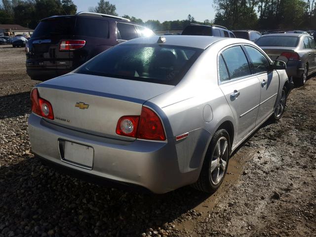 1G1ZD5EU4CF387988 - 2012 CHEVROLET MALIBU 2LT SILVER photo 4