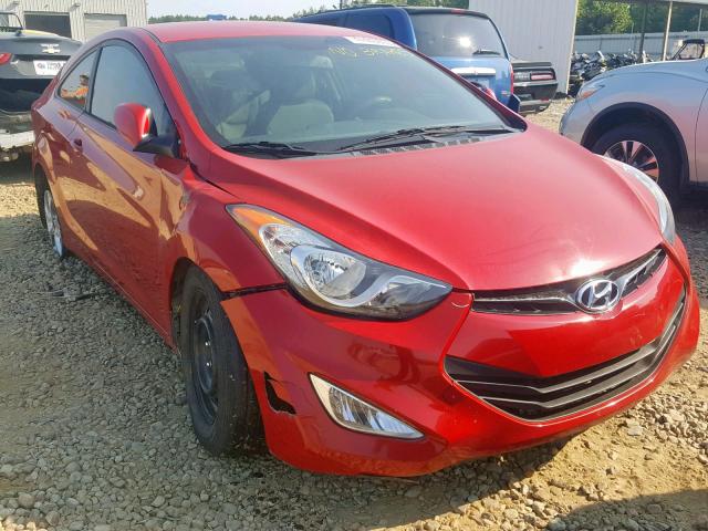 KMHDH6AE6DU020061 - 2013 HYUNDAI ELANTRA CO RED photo 1