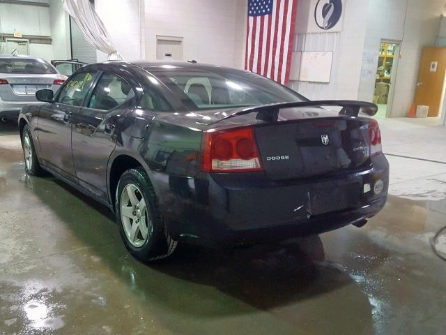 2B3KA33V49H551850 - 2009 DODGE CHARGER SX BLACK photo 3