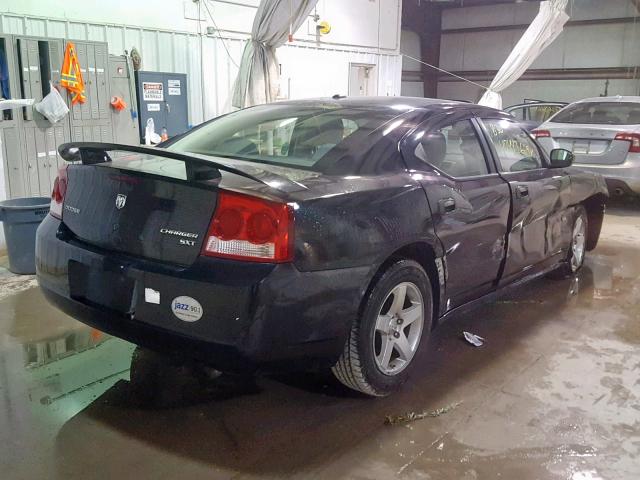 2B3KA33V49H551850 - 2009 DODGE CHARGER SX BLACK photo 4