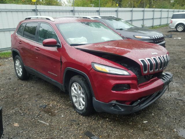 1C4PJLCB9HW653106 - 2017 JEEP CHEROKEE L RED photo 1