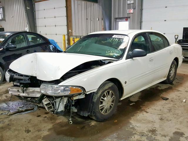 1G4HP52K244104591 - 2004 BUICK LESABRE CU WHITE photo 2