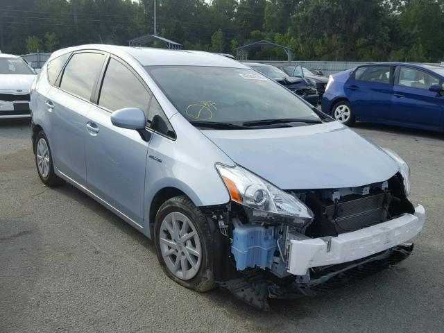 JTDZN3EUXD3218540 - 2013 TOYOTA PRIUS V BLUE photo 1