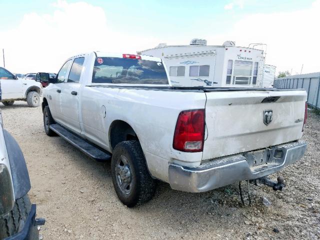 3C63D3GL9CG303255 - 2012 DODGE RAM 3500 S WHITE photo 3